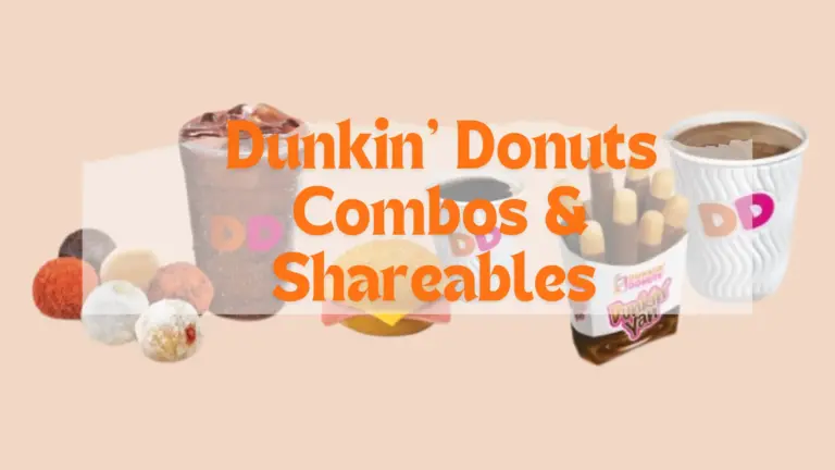 Dunkin' Donuts Combos & Shareables Featured image