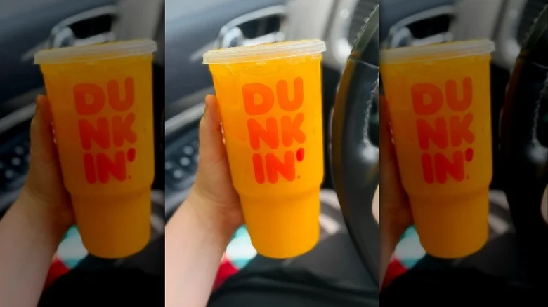 Dunkin Donuts Refreshers Menu Prices, Flavors & Secret Hacks! 4 Dunkin donuts Refresher (Mango Pineapple)