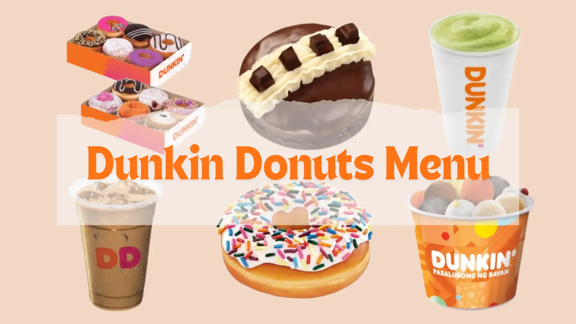 Dunkin Donuts Menu Prices 2024