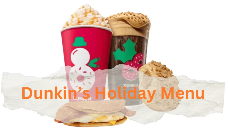 dunkin donuts holiday menu